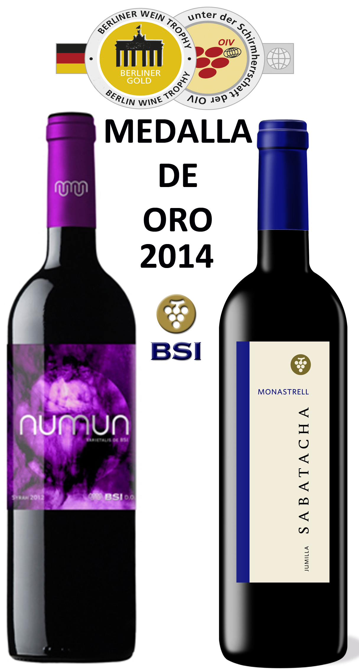 Sabatacha Monastrell 2013 y Numun Syrah 2013